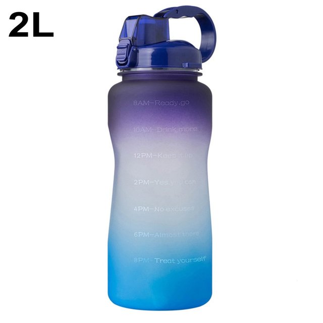 Gallon Water Bottle 3.8/2L Large Capacity  BPA Free