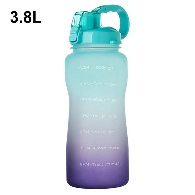 Gallon Water Bottle 3.8/2L Large Capacity  BPA Free