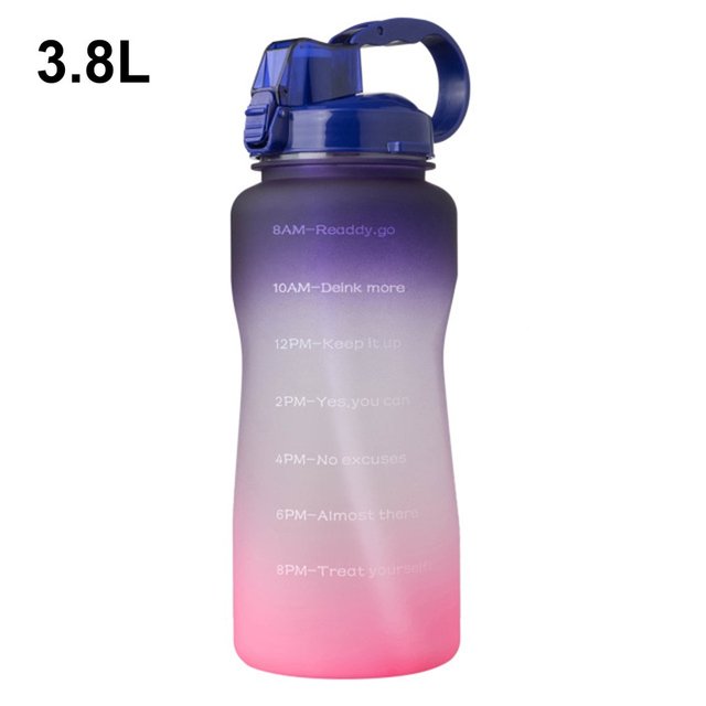 Gallon Water Bottle 3.8/2L Large Capacity  BPA Free