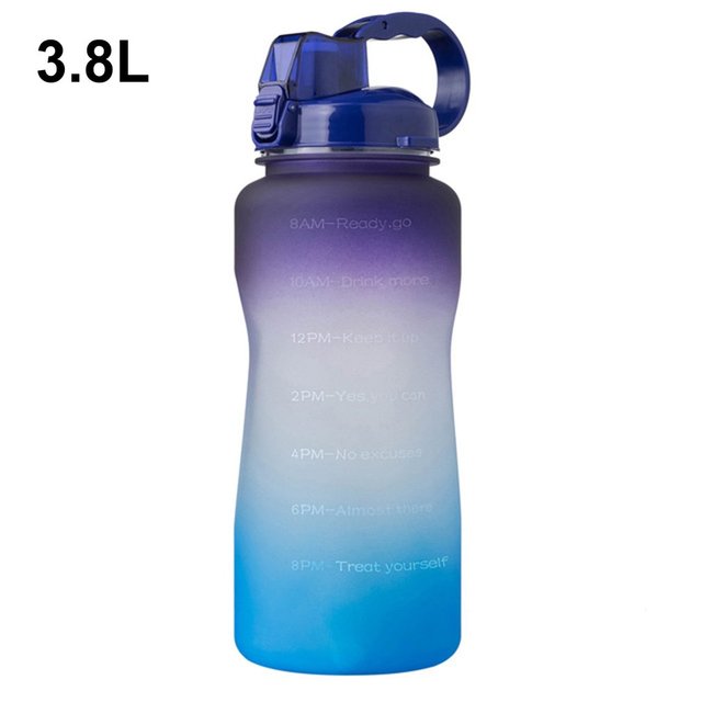 Gallon Water Bottle 3.8/2L Large Capacity  BPA Free