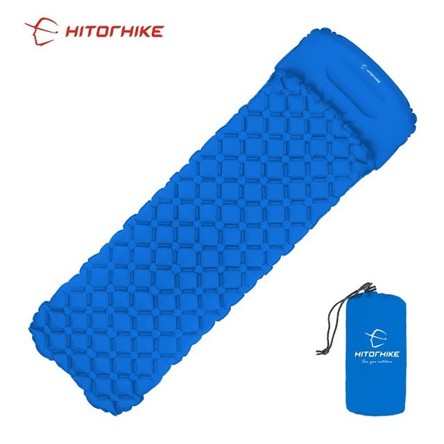 Outdoor Sleeping Inflatable Mattress with Pillows & Bag