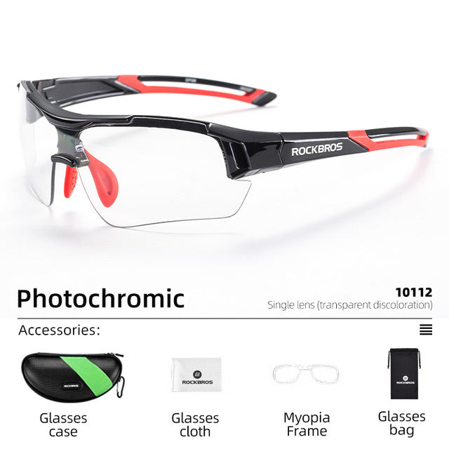 ROCKBROS Photochromic Cycling Sport Sunglasses